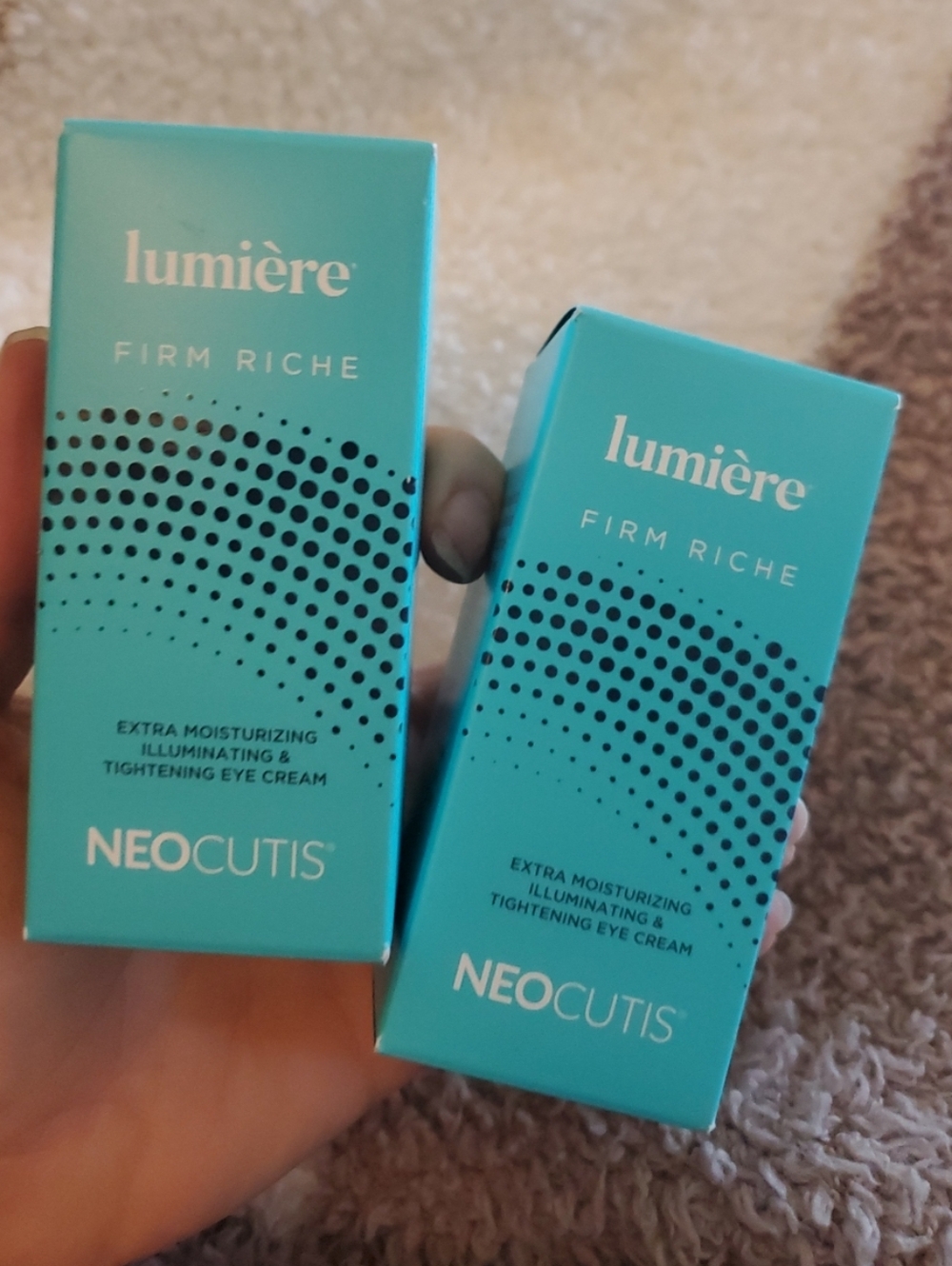 2 NIB *NEOCUTIS* Firm Riche Extra Moisturizing Smoothing & Lightening Eye Cream